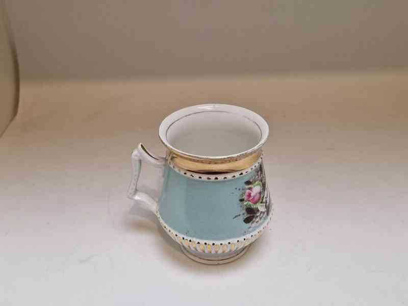 Hezký malovaný porcelánový Hrnek Mušlák - foto 5
