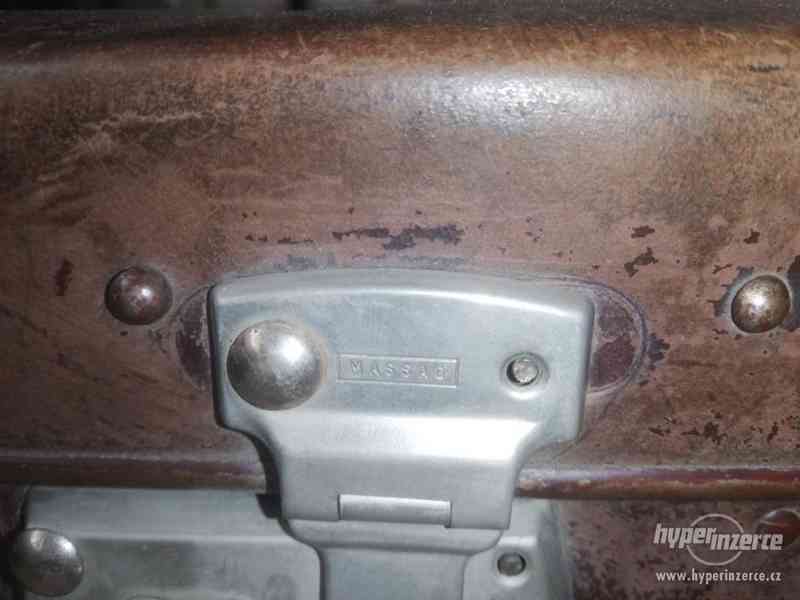 Kufřík s klíčkami - cca 70 let starý - značkový - foto 2