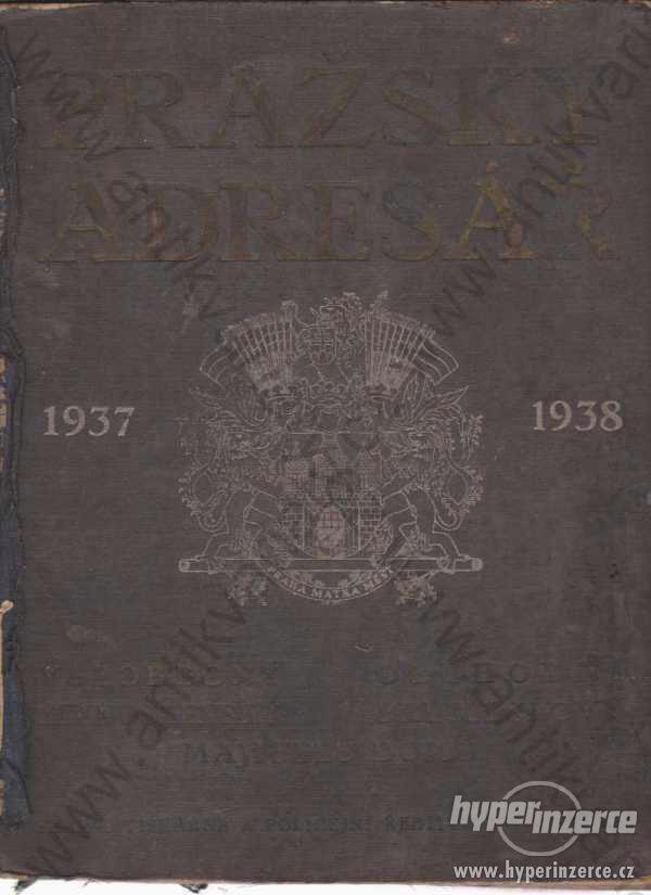 Pražský adresář 1937, 1938 všeobecný, obchodní - foto 1