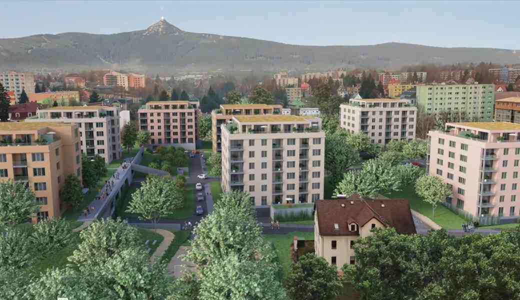 Podnájem 1+kk +park.+sklep, 40m2 (Františkov, ul. Švermova)