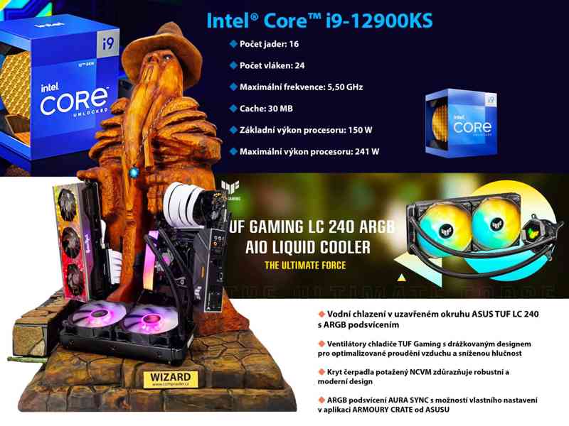 💣 HERNÍ PC ART SESTAVA WIZARD 🧙  🔥 www.compraider.cz 🔥 - foto 3
