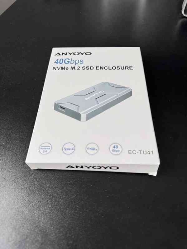 4TB SSD NVMe USB-C externí disk WD_Black SB850X, Anyoyo TB 3 - foto 5