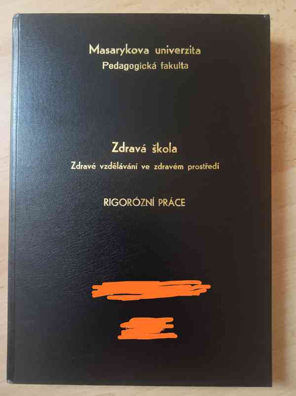 Rigorózní/diplomová/ závěrečná práce na VŠ  - foto 1