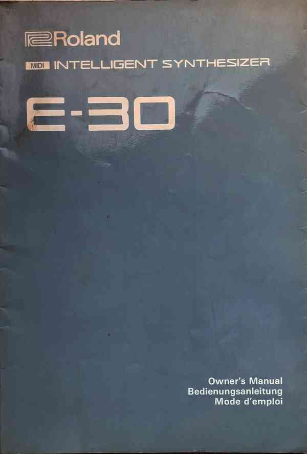 Klávesy - syntezátor Roland E-30 - foto 8
