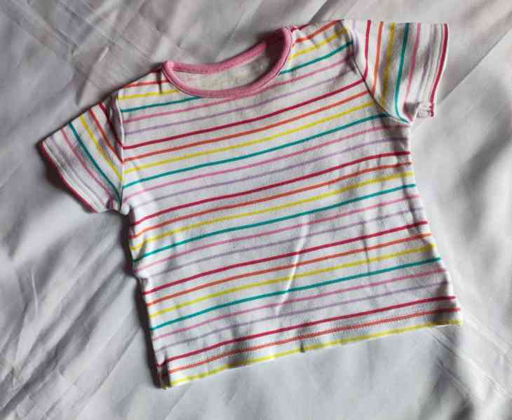 Dětské tričko s proužky, vel. 68-74