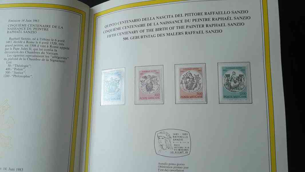  Vaticano 1983 - kompletní album známek a pohlednic  - foto 4
