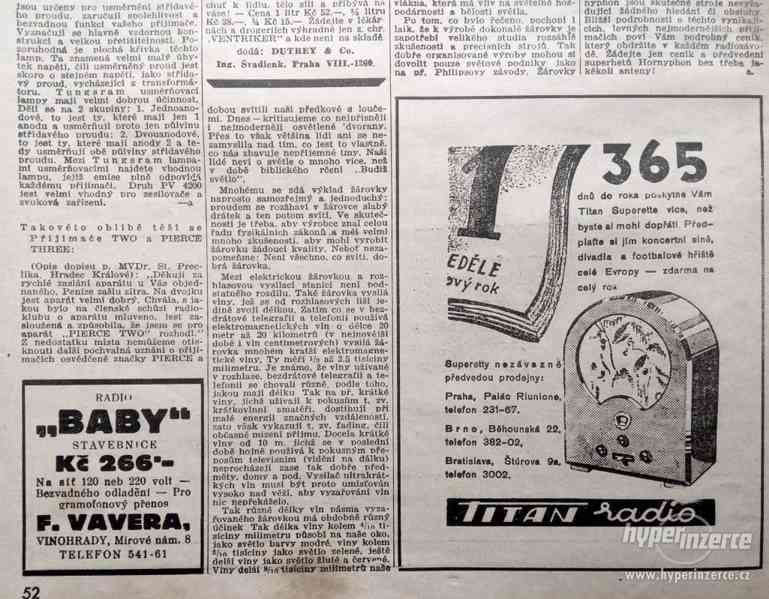 Časopisy Radiojournal, kompletní ročník 1933 - foto 9