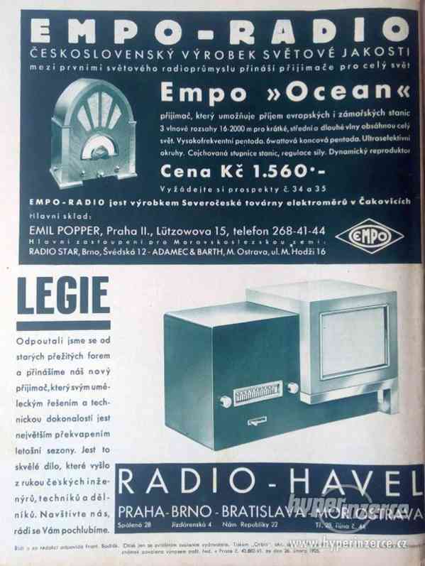 Časopisy Radiojournal, kompletní ročník 1933 - foto 10