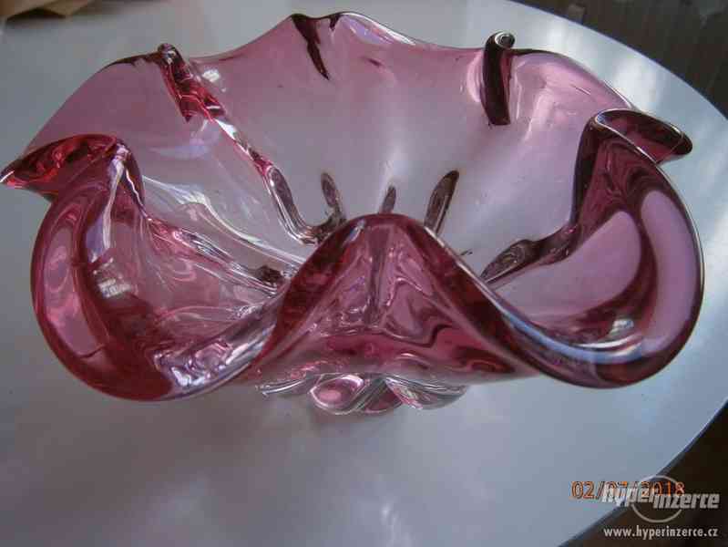 Barevné misky z hutního skla - foto 3