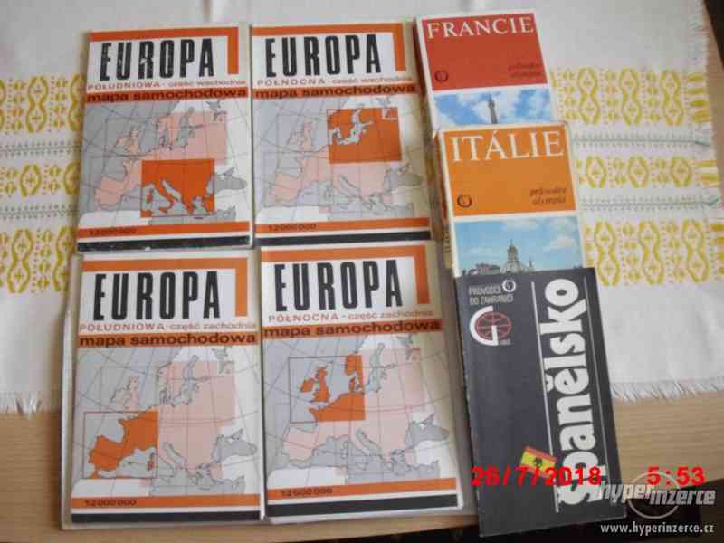 Mapy Evropy a průvodce. - foto 6