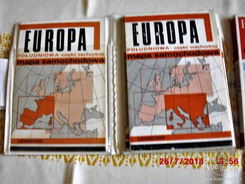 Mapy Evropy a průvodce. - foto 7