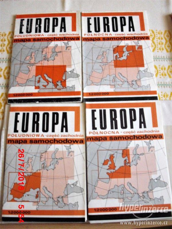 Mapy Evropy a průvodce. - foto 10