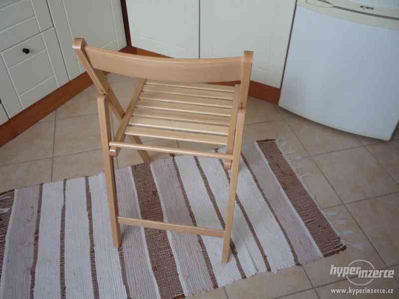 dřevěná skládací židle - foto 2