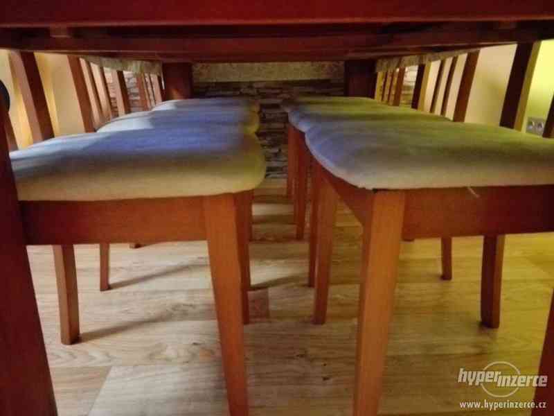 jídelní stůl masiv třešeň - foto 4