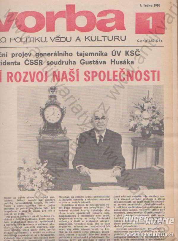 Tvorba 1984 Rudé právo Týdeník politika kultura - foto 1