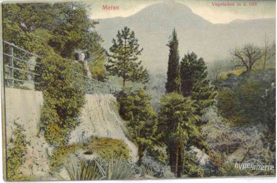 Stará pohlednice Tyroly - Merano - Gilf - foto 1
