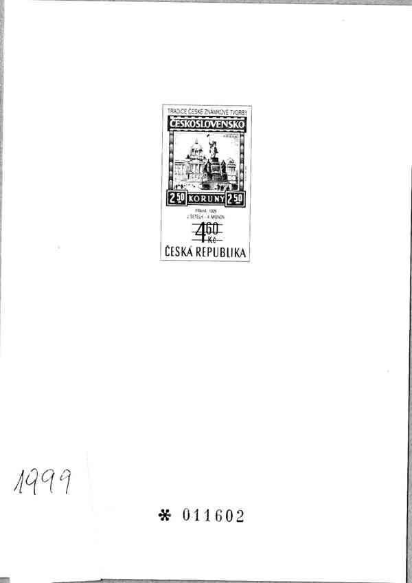 Černotisky ČR 1993–2003 – soubor 9 ks - foto 6