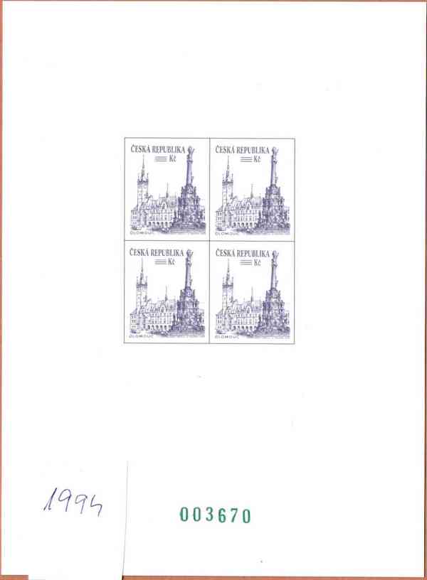 Černotisky ČR 1993–2003 – soubor 9 ks - foto 2