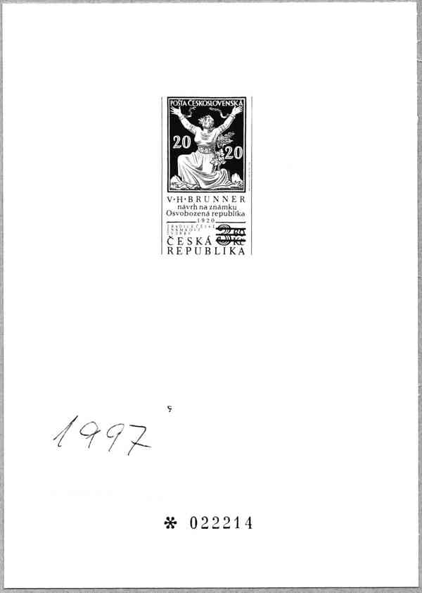 Černotisky ČR 1993–2003 – soubor 9 ks - foto 4