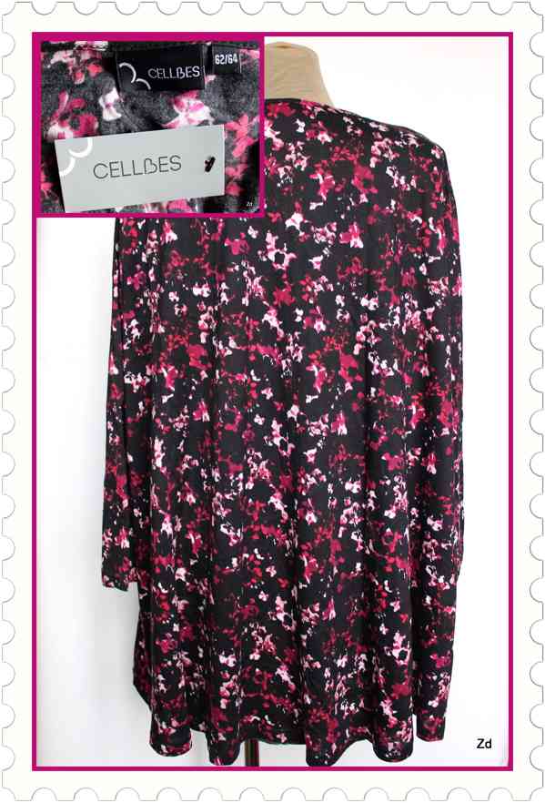 Cellbes - nové splývavé tričko/tunika vel. 62/64     Předcho - foto 4