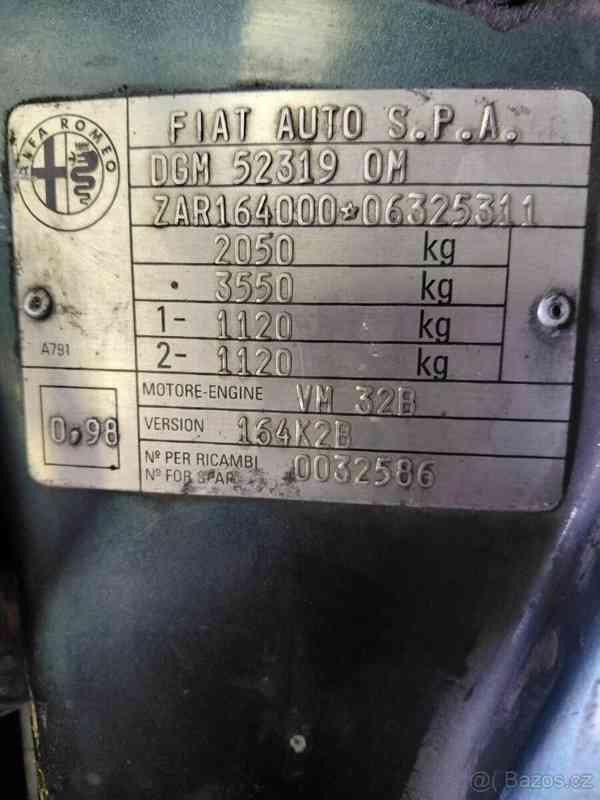 Alfa Romeo 164 2,5   TD SUPER rv.1996 - foto 13