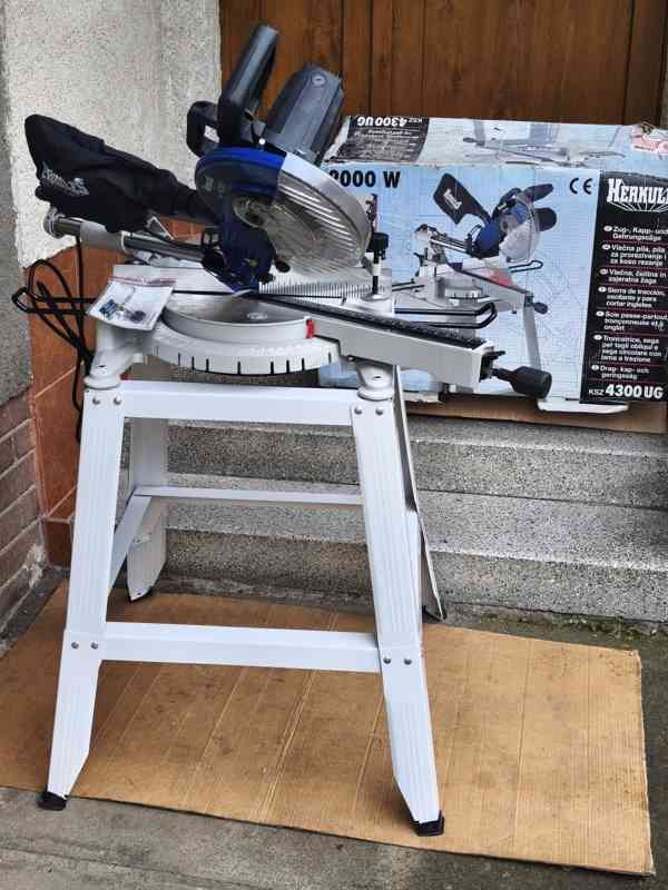 Prodám VELKOU NEPOUŽITOU pokosovou pilu s posuvem Herkules K - foto 5