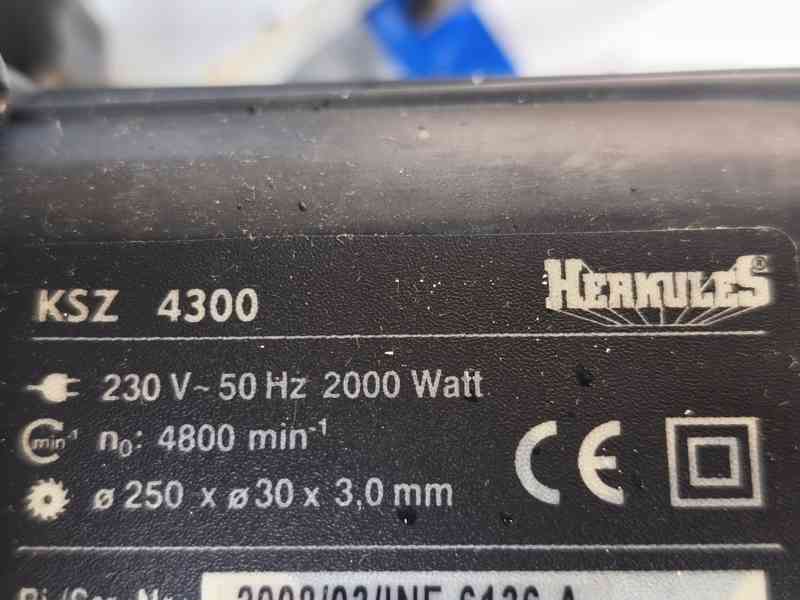 Prodám VELKOU NEPOUŽITOU pokosovou pilu s posuvem Herkules K - foto 8