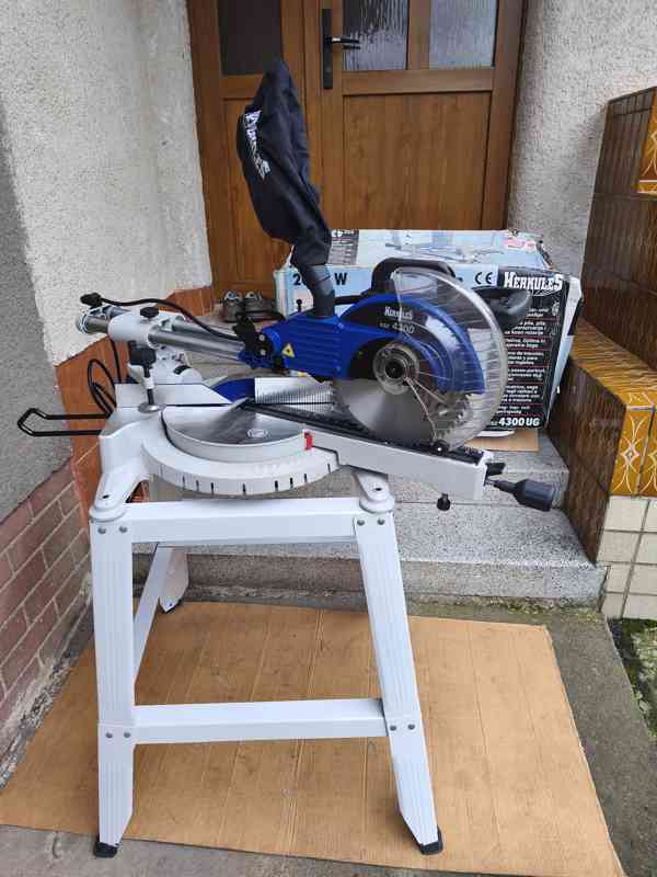 Prodám VELKOU NEPOUŽITOU pokosovou pilu s posuvem Herkules K - foto 2