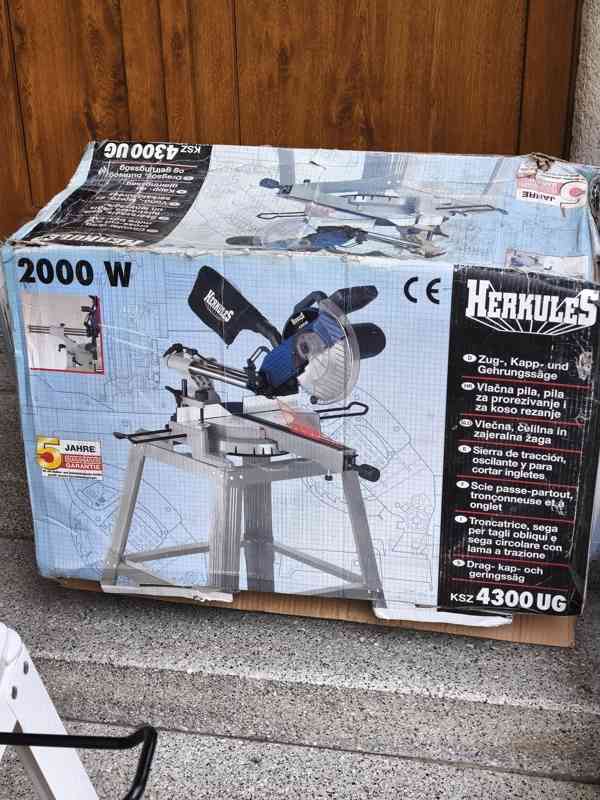 Prodám VELKOU NEPOUŽITOU pokosovou pilu s posuvem Herkules K - foto 10