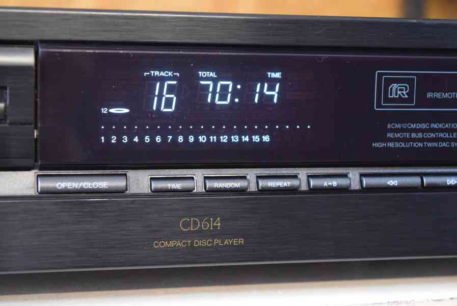 PHILIPS CD614 KVALITNÍ HIFI CD PŘEHRÁVAČ TDA1543 2 - foto 3