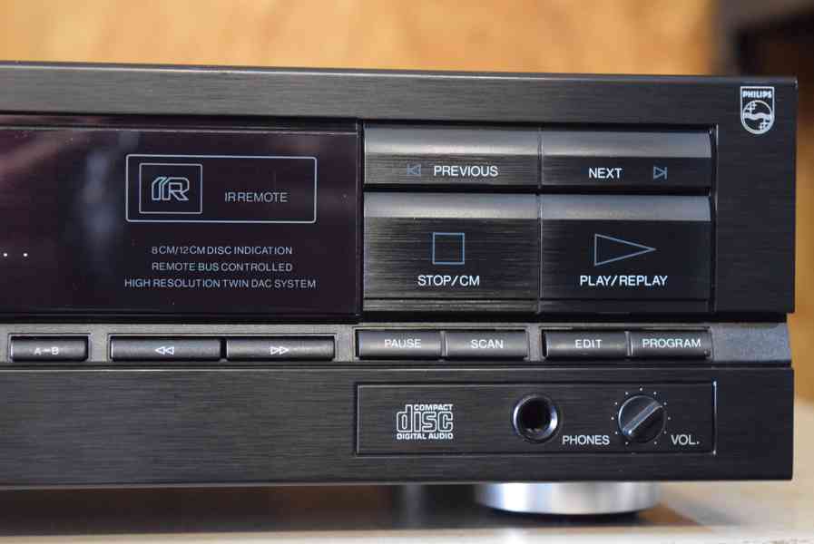 PHILIPS CD614 KVALITNÍ HIFI CD PŘEHRÁVAČ TDA1543 2 - foto 5