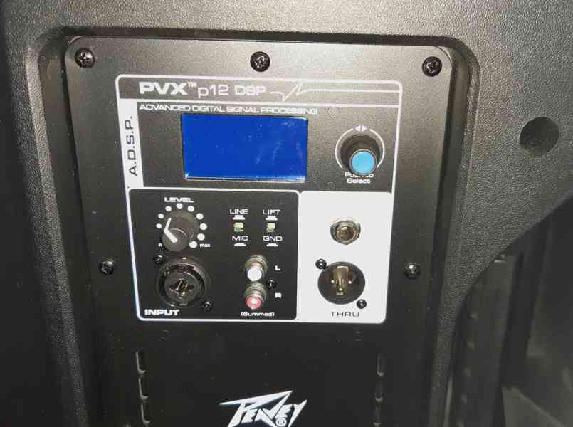 Aktivní reprobedny 2 ks. - PEAVEY PVX p 12 DSP - foto 3