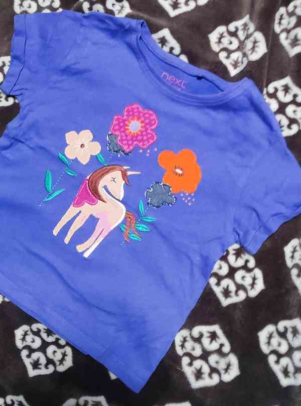 Dětské tričko s jednorožcem, vel. 98 - foto 2