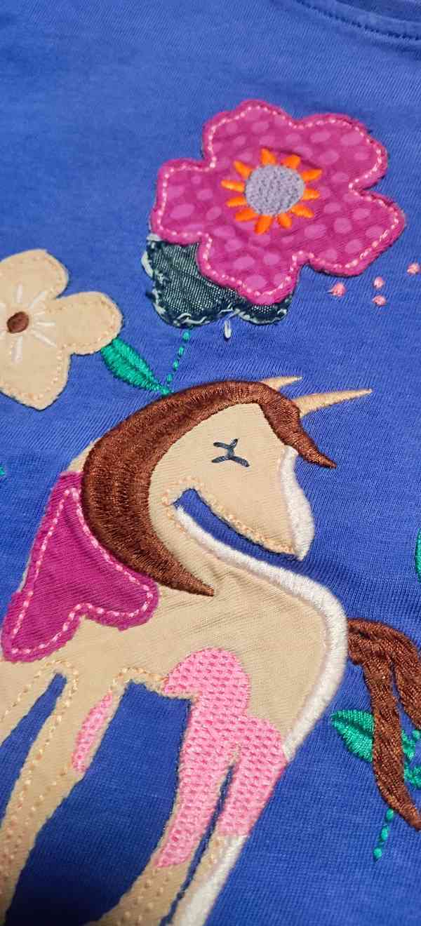 Dětské tričko s jednorožcem, vel. 98 - foto 4