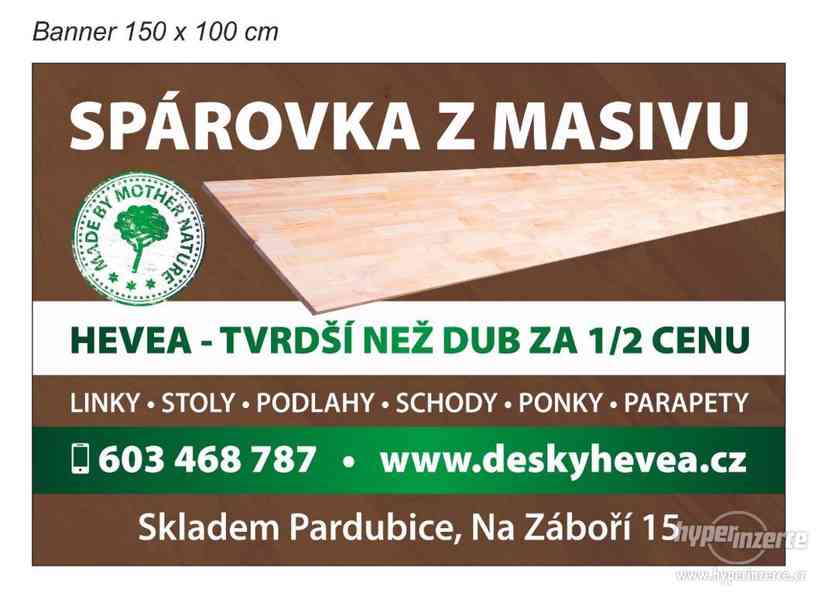 Kvalitní stoly z masivu Hevea (kaučukovník - asijský dub) - foto 17