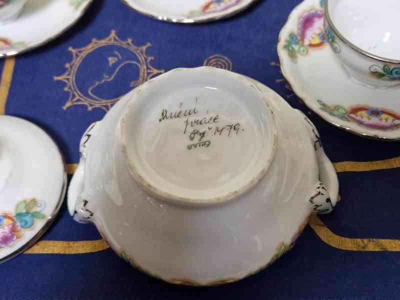 Kávový servis 5 osob Jihočeské malovánky V. Podrázský - foto 11