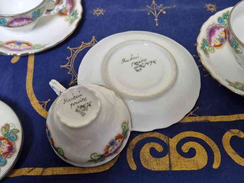 Kávový servis 5 osob Jihočeské malovánky V. Podrázský - foto 10