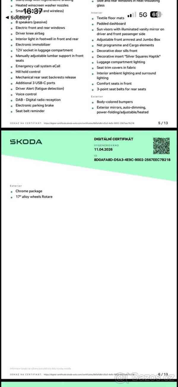 Škoda Octavia 1,0   Tsi 81 Kw, rok 2021 - foto 7