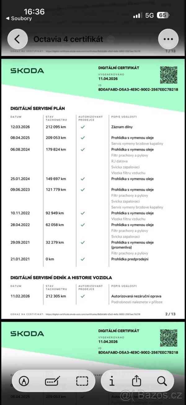 Škoda Octavia 1,0   Tsi 81 Kw, rok 2021 - foto 4