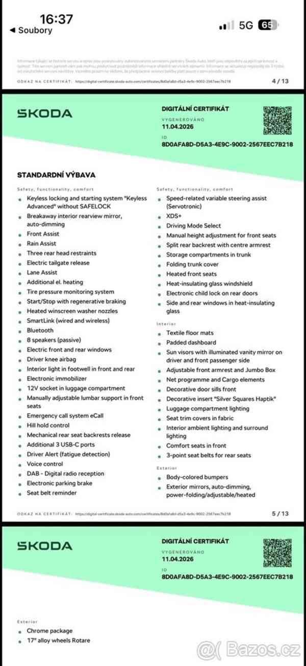 Škoda Octavia 1,0   Tsi 81 Kw, rok 2021 - foto 5