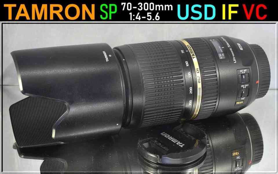 pro Canon-Tamron SP 70-300mm 1:4-5.6 USD IF VC*UV* - foto 1