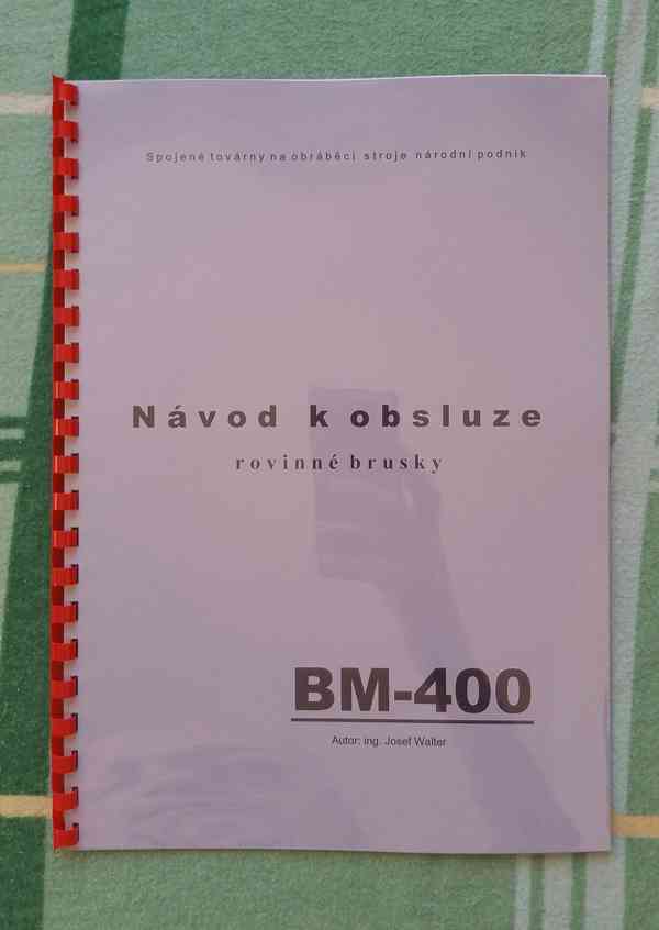 Návod brusky BM-400 - foto 1