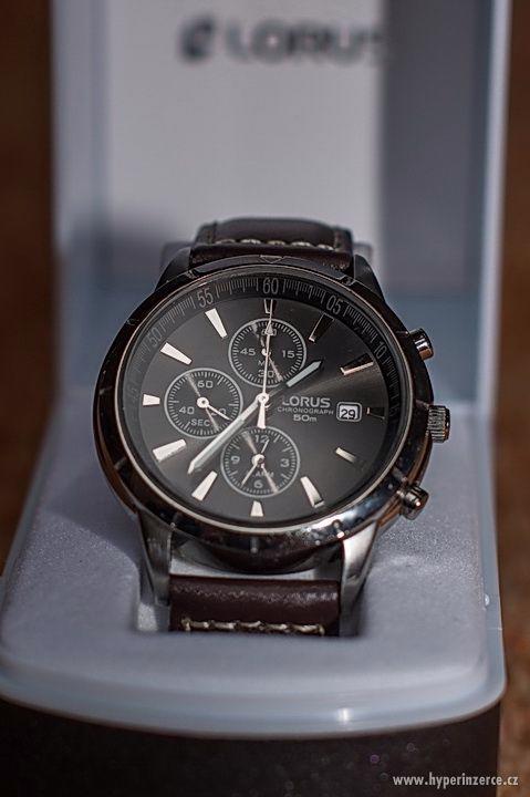 Lorus (Seiko co.) pánské hodinky alarm chronograf - foto 2