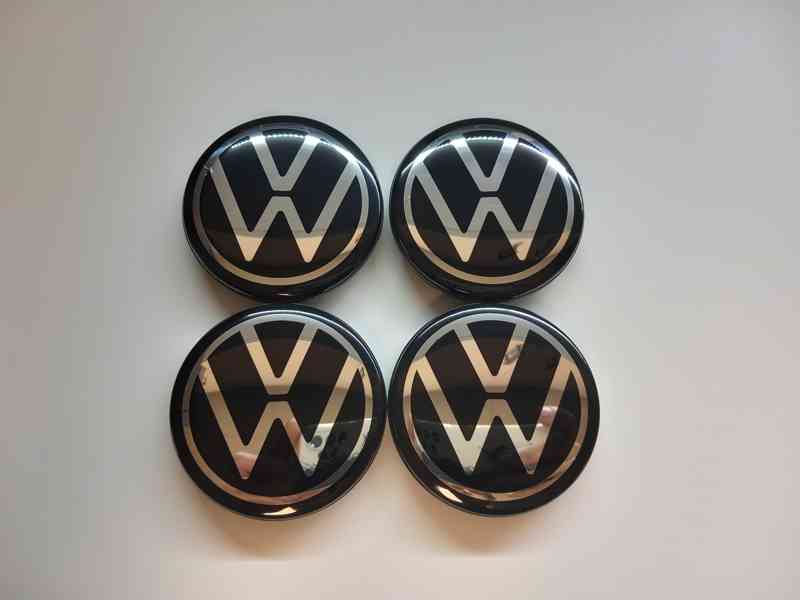 Středové krytky Vw, 56x52mm, Nové Logo 2 - foto 1