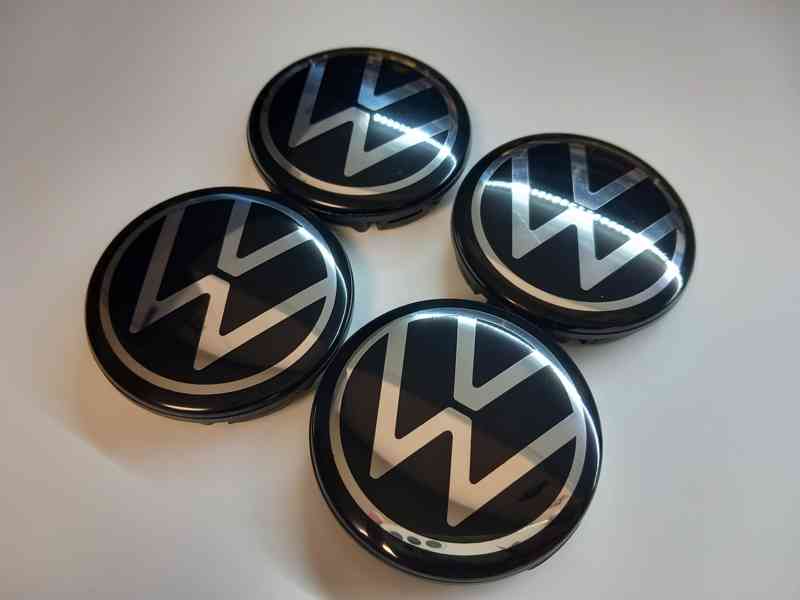 Středové krytky Vw, 56x52mm, Nové Logo 2 - foto 3