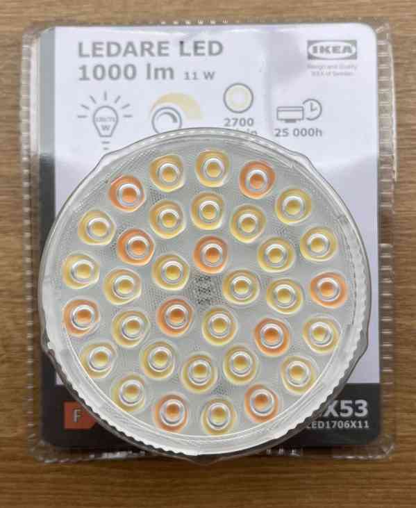 IKEA - LEDARE LED, 1000 lm, 11W, GX53, NELZE SEHNAT. 