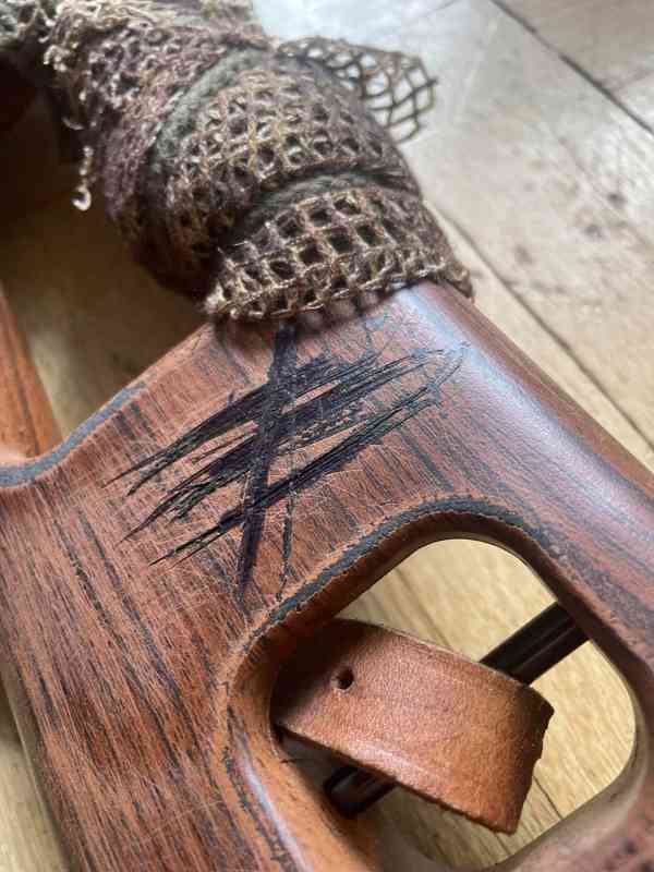 Airsoft Postapo SVD GBB, celokov, blowback - imitace dřeva - foto 3
