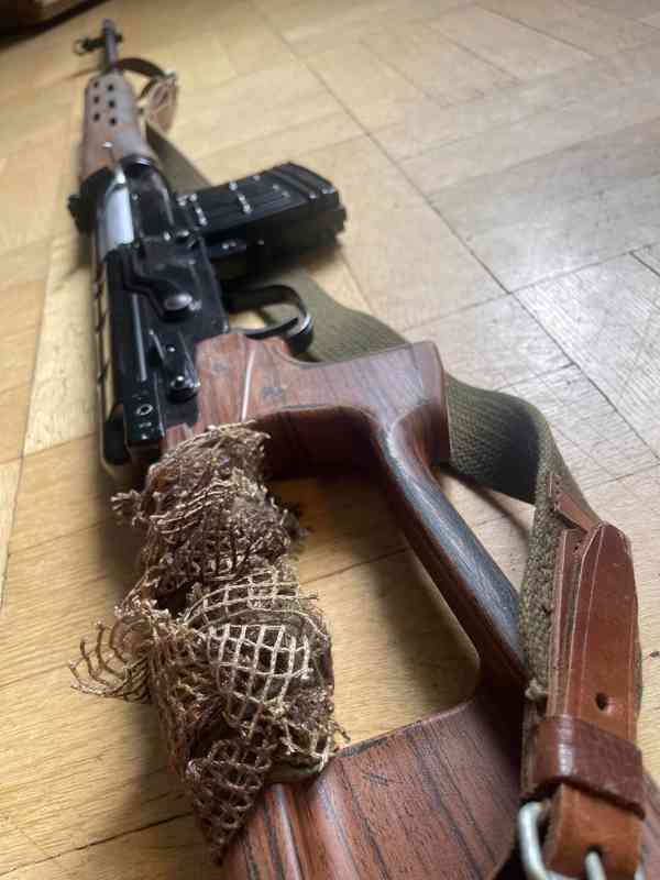 Airsoft Postapo SVD GBB, celokov, blowback - imitace dřeva - foto 5