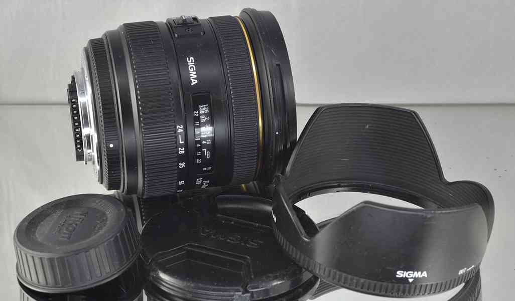 pro Nikon - SIGMA 24-70 mm f/2,8 EX DG HSM *FX - foto 3