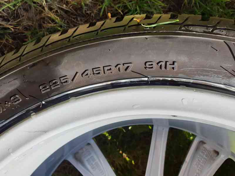 Alu kola Škoda 5x112(7Jx17H2)+pneu 225/45 R17,91H - foto 13